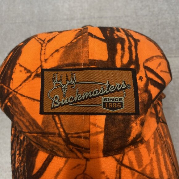 Buckmaster Camo Baseball Cap Adjustable Hunting Fishing Hat Embroidered Logo - Picture 2 of 14